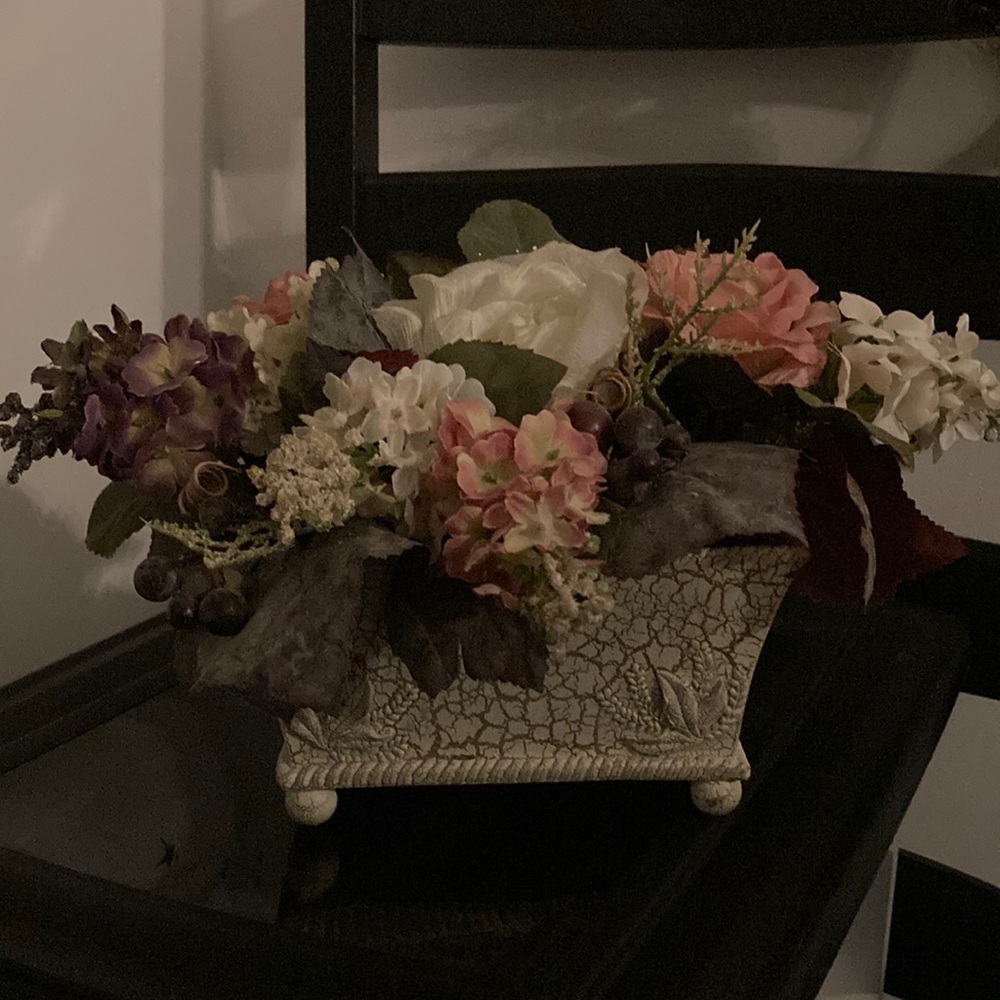 Home decor- faux florals